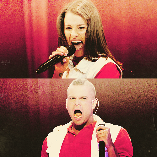  Lea & Mark Glee Live 11'