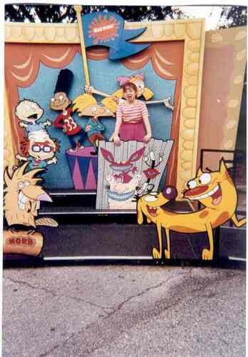  Me and the Nicktoons at Universal Stuidos in 1998