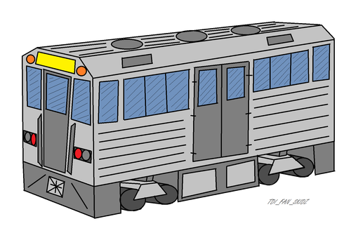  Paper Transformers autobot RailRider/subway car mode