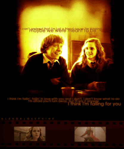  Ron♥Hermione..."I think I'm Falling for you..."