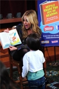  Sarah reading to the children - Nestle Share the Joy of Reading!