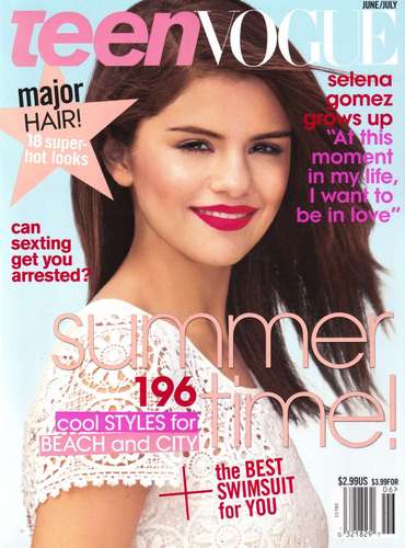  Selena - Magazines & Scans - Teen Vogue - June/July 2011