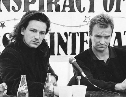  Sting and Bono