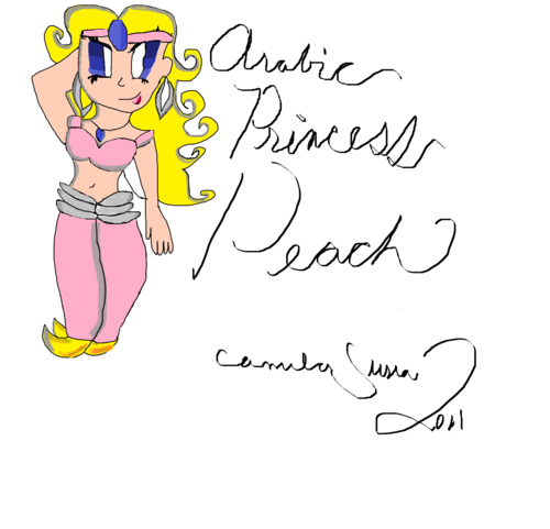 Arabic Princess pic, peach