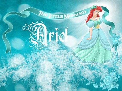  Ariel in green dress