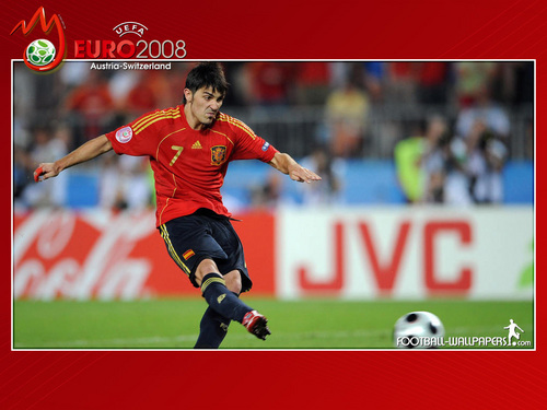  David villa Euro 2008