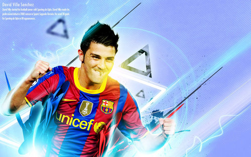  David vila, villa FC Barcelona wallpaper