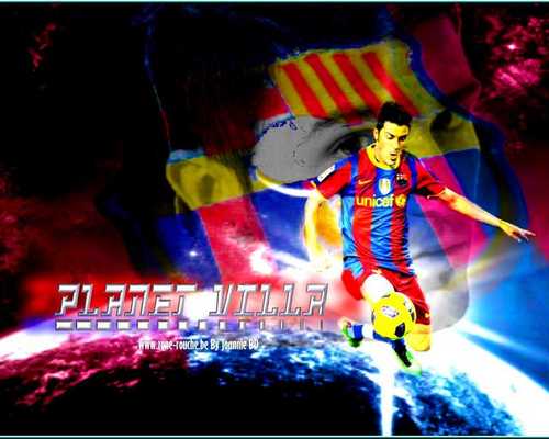 David Villa FC Barcelona Wallpaper