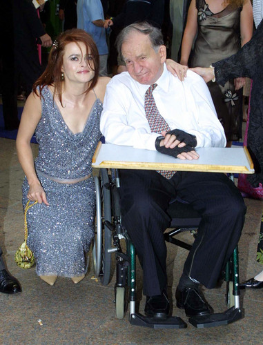 Helena with her father Raymond Bonham Carter