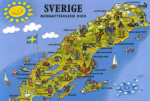  Map of Sweden