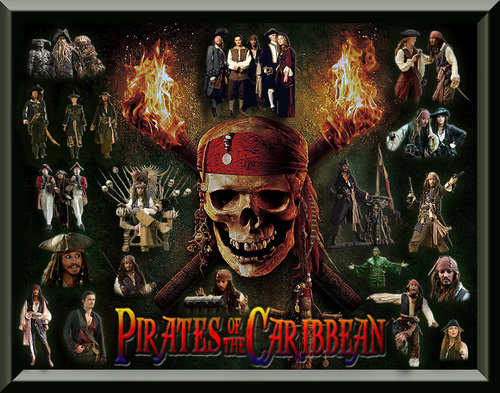  Pirates of the Caribbean Collage