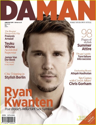  Ryan Kwanten Covers 'Da Man' June/July 2011