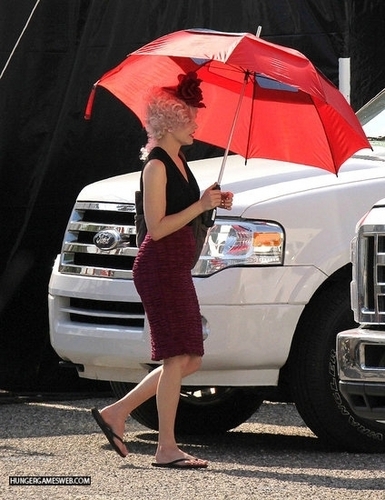 The Hunger Games - On set (May 31, 2011)