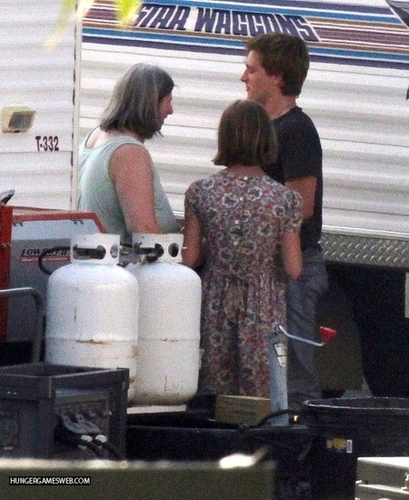 The Hunger Games movie - On set (May 31, 2011)