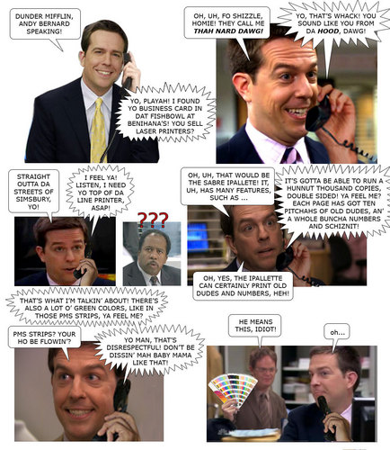  The Office Photocomic --- Andy Makes a Sale!