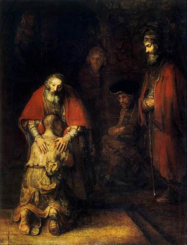 The Return of the Prodigal Son da Rembrandt
