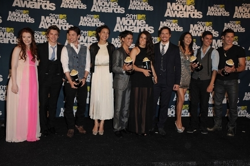  2011 音乐电视 Movie Awards - Press Room