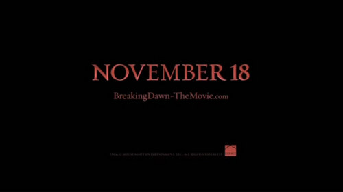  Capturas del Trailer 1 de Breaking Dawn