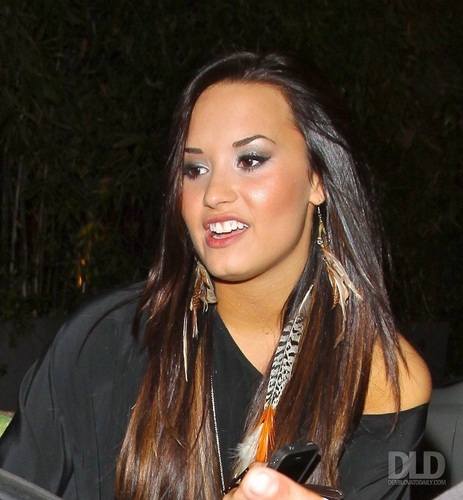  Demi - Leaving Cafe Entourage in Hollywood, CA - June 4th, 2011