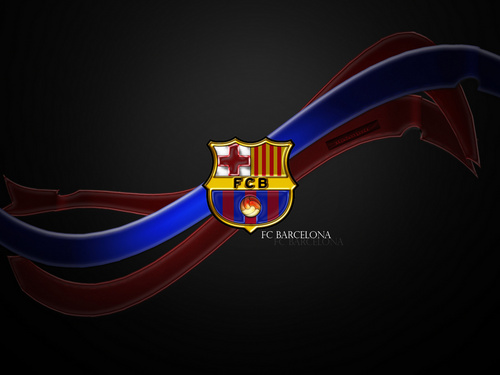  FC Barcelona Logo karatasi la kupamba ukuta