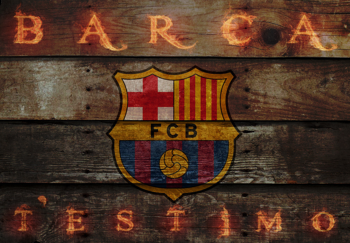 Fc Barcelona Logo 壁紙 Fcバルセロナ ファン Art ファンポップ