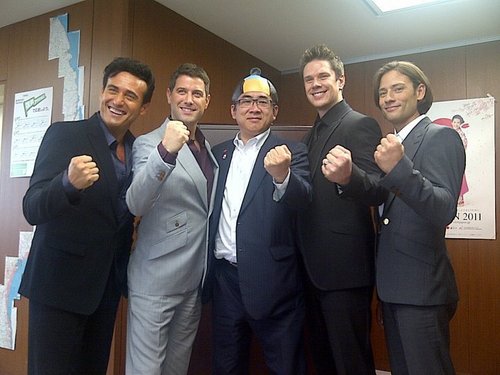  Il Divo with the japanese minister of Turism