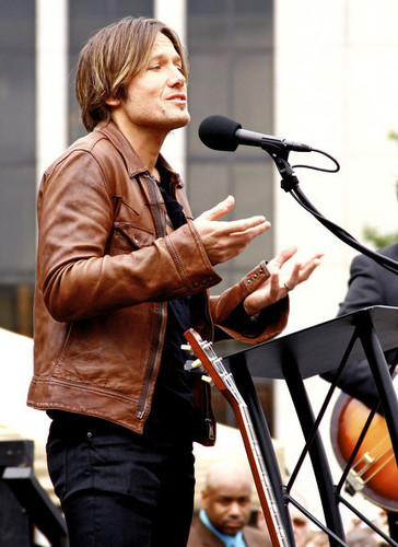  Keith Urban Receiving A star, sterne On The Musik City Walk Of Fame