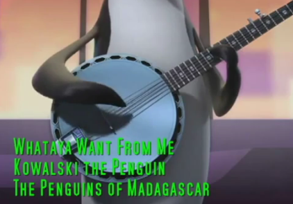  Kowalski signing his new hit single what do ya want from mah?