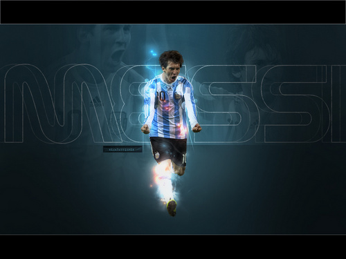  Lionel Messi Argentina kertas dinding