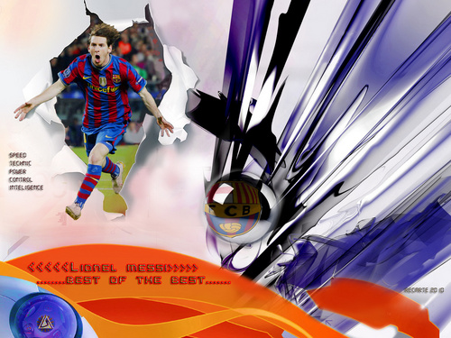  Lionel Messi FC Barcelona پیپر وال