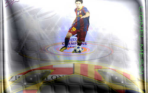  Lionel Messi FC Barcelona দেওয়ালপত্র