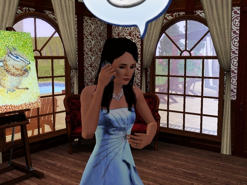  Princess Nancy on the Cellphone Sims 3