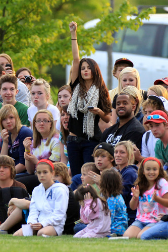  Selena - Watching Justin Bieber's football Game In Stratford, Ontario - June 03, 2011