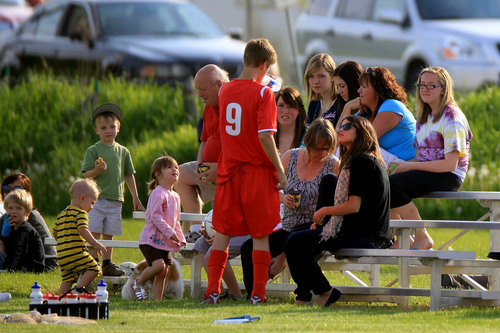  Selena - Watching Justin Bieber's sepakbola Game In Stratford, Ontario - June 03, 2011