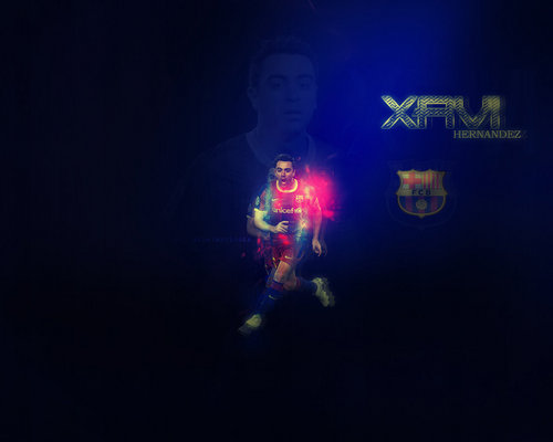  Xavi FC Barcelona Обои