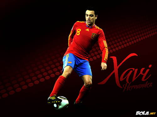  Xavi Spanish National Team 壁紙