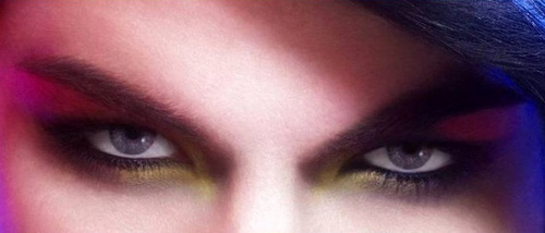 Adam Lambert's eyes