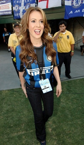  Alyssa - At the World Football Challenge between Chelsea FC and Inter Milan, July 21, 2009