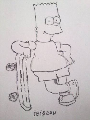  Bart skateboard