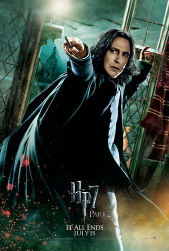 Deathly Hallows Part 2 Action Poster:  Severus Snape [HQ]
