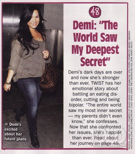  Demi - Twist Magazine, July 2011