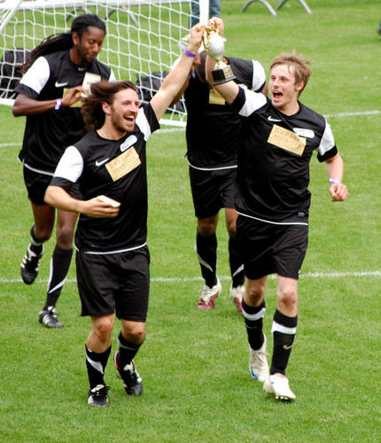 Eoin, Bradley and Cup - Soccer Six
