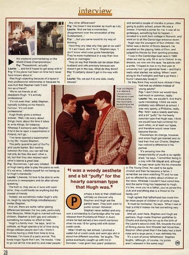 Fry & Laurie 1990 interview
