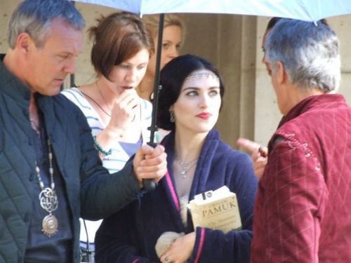  Katie and Anthony on set