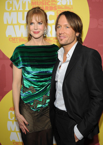  Keith Urban and Nicole Kidman: CMT música Awards 2011