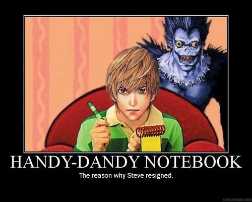  Light's handy dandy notebook