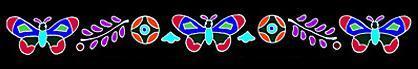  Neon borboletas