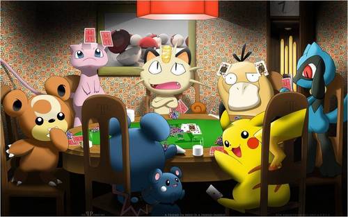 Pokemon Playing Poker