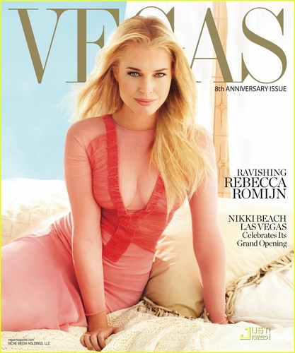  Rebecca Romijn Covers 'Vegas' Summer Issue
