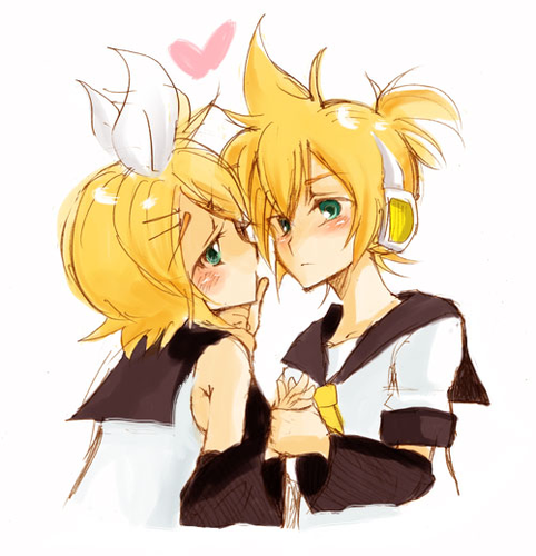  Rin X Len-Give me a キッス